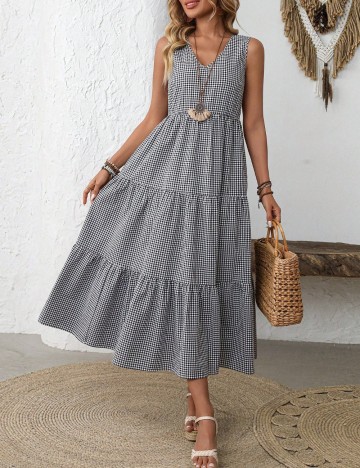 Rochie midi Emery Rose by Shein, mix culori