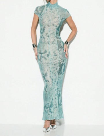 Rochie maxi Shein, verde