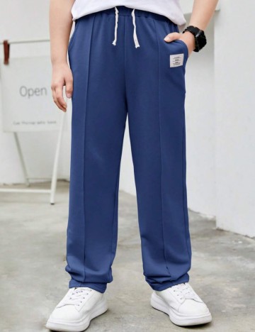 Pantaloni Shein, bleumarin