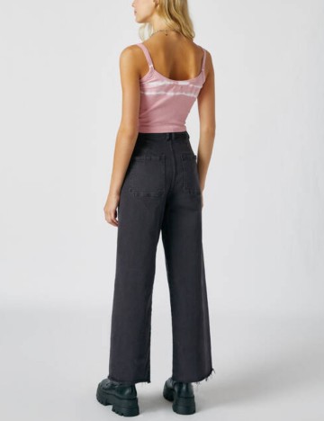 Top cu bretele subțiri Pull&Bear, roz