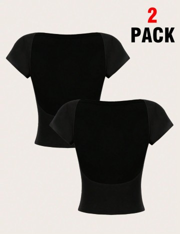 Set topuri Shein, negru