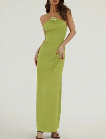 Rochie maxi Shein, verde