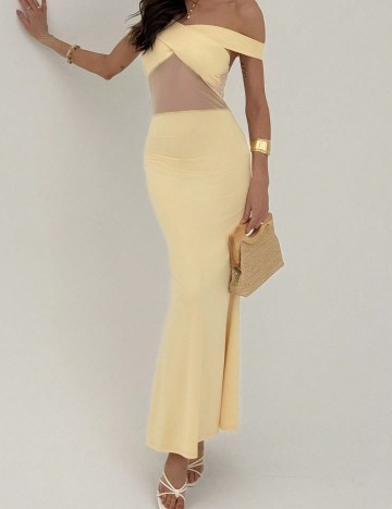 Rochie maxi Shein, galben