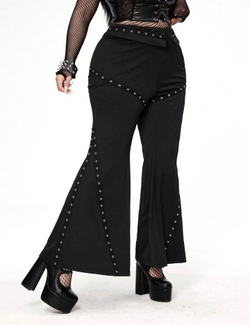 Pantaloni Shein Curve+, negru