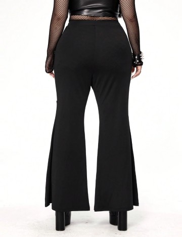 Pantaloni Shein Curve+, negru