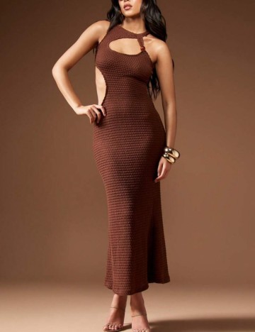 Rochie maxi Missguided by Shein, maro
