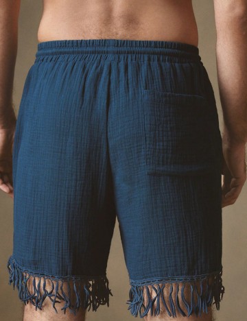 Pantaloni scurți Shein, albastru