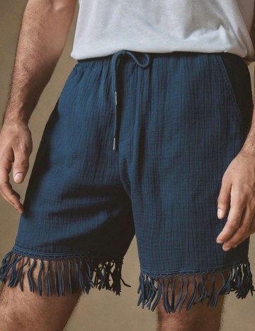 Pantaloni scurți Shein, albastru