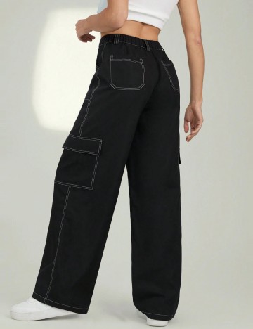 Pantaloni Shein, negru