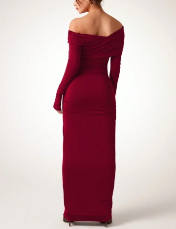Rochie maxi Shein, vișiniu
