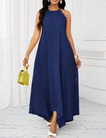 Rochie maxi Shein Curve+, albastru