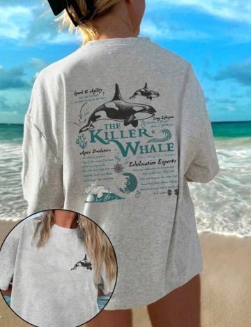 Tricou Shein, gri