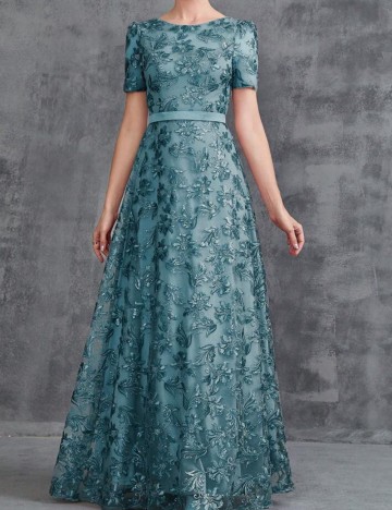 Rochie de ocazie Shein, turcoaz