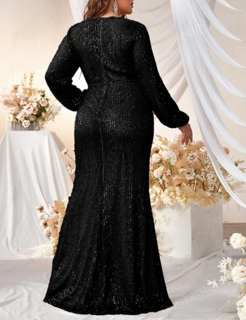 Rochie de ocazie Shein Curve+, negru