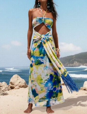 Rochie de plajă Shein, mix culori