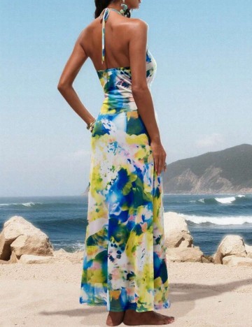 Rochie de plajă Shein, mix culori