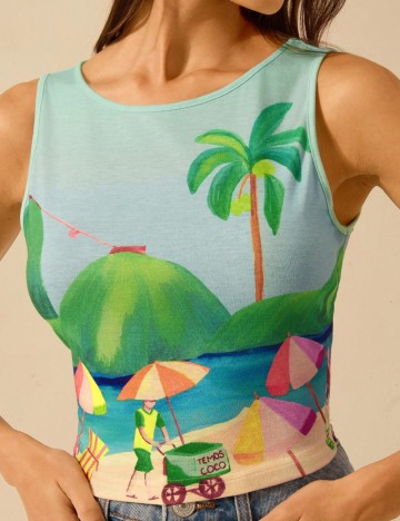 Top Shein, mix culori