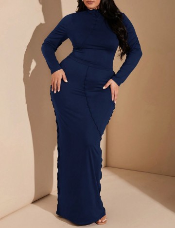 Compleu Shein Curve+, albastru
