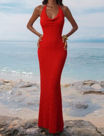 Rochie maxi Shein, roșu