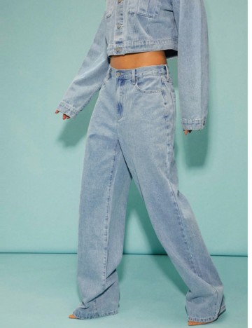Jeans Shein, albastru
