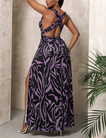 Rochie maxi Shein, mix culori