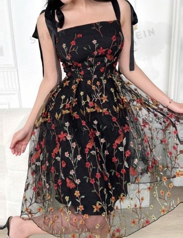 Rochie midi Shein, mix culori