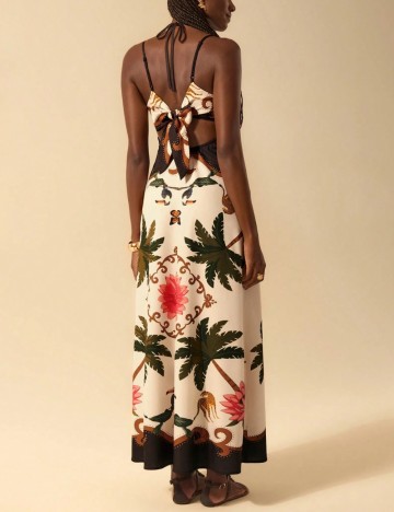 Rochie maxi Shein, mix culori
