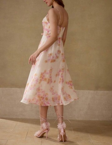 Rochie midi Shein, mix culori