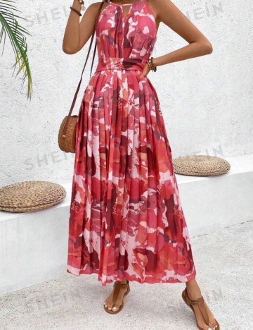 Rochie maxi Shein, mix culori