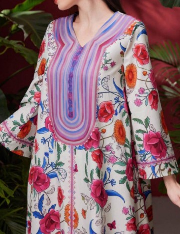 Rochie maxi Shein, mix culori
