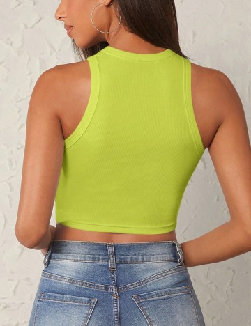 Top Shein, verde