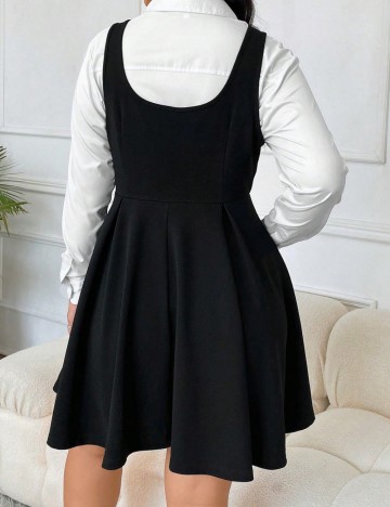 Rochie mini Shein Curve+, negru