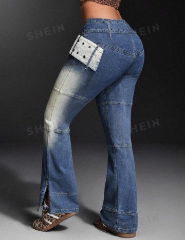 Jeans Shein, albastru