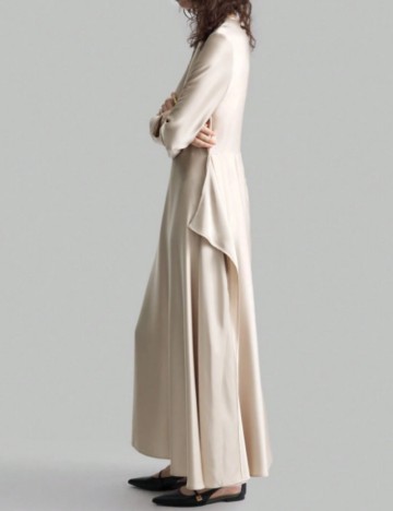Rochie maxi Shein, crem