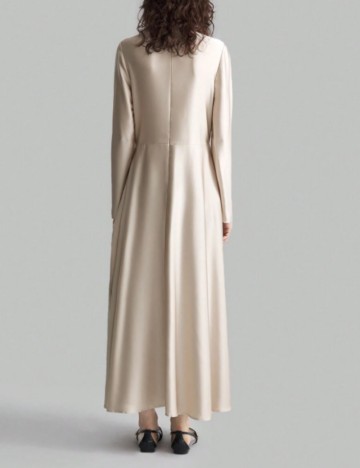 Rochie maxi Shein, crem
