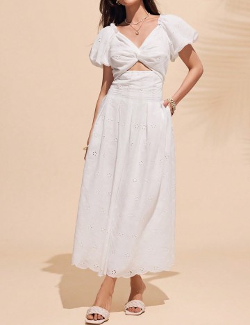 Rochie maxi Shein, alb
