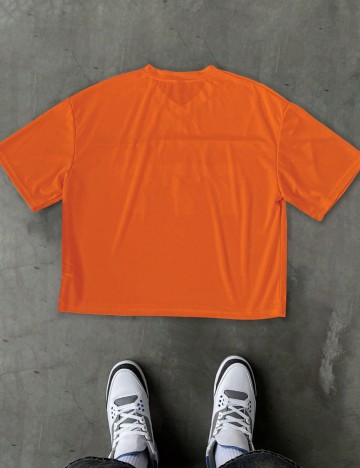 Tricou Shein, portocaliu