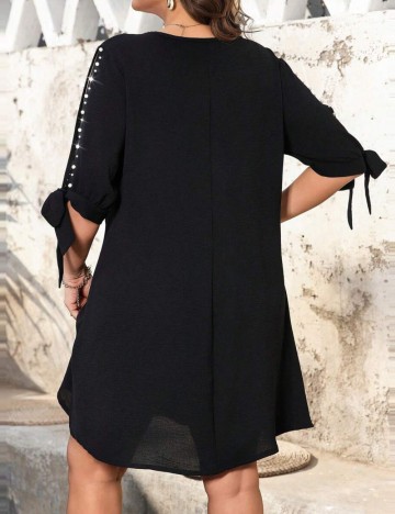 Rochie mini Shein Curve+, negru
