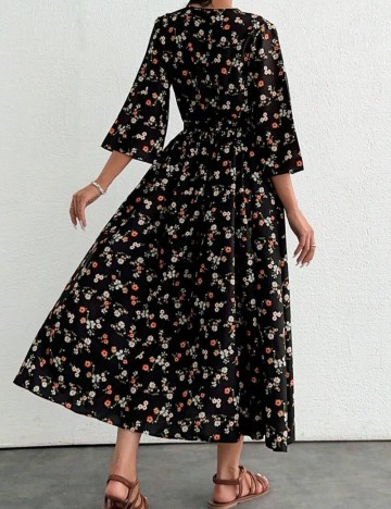 Rochie midi Shein, mix culori
