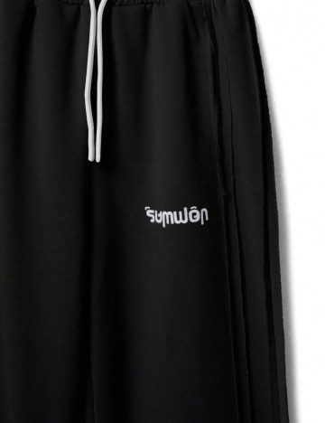 Pantaloni de trening SUMMON by SHEIN, negru
