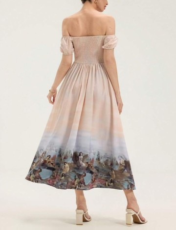 Rochie midi Shein, crem