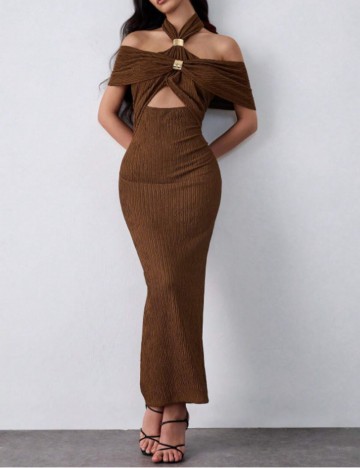 Rochie maxi Shein, maro