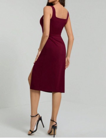 Rochie midi Shein, vișiniu