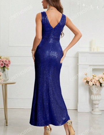 Rochie maxi Shein, albastru