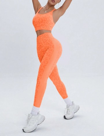 Compleu sport Shein, portocaliu