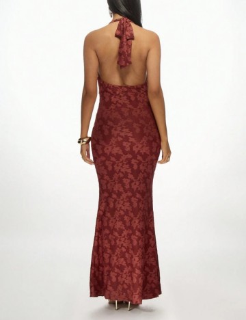 Rochie maxi Missguided by Shein, cărămiziu