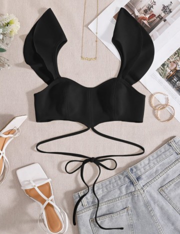 Top Shein, negru
