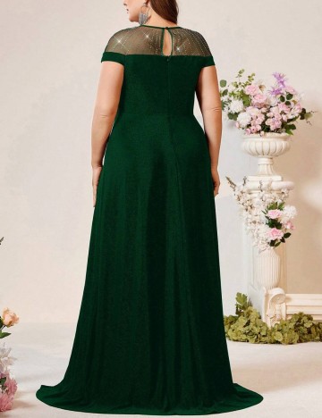 Rochie maxi Shein Curve+, verde