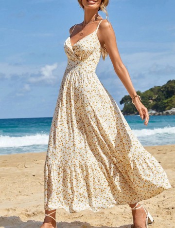 Rochie maxi Shein, mix culori