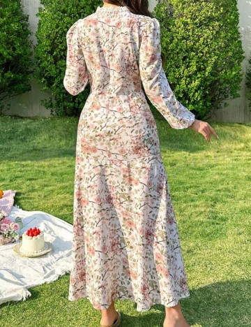 Rochie maxi Shein, mix culori